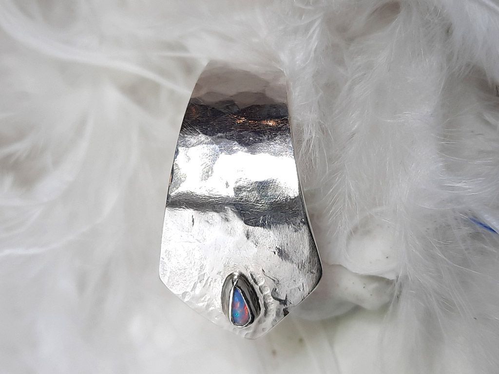 Ring aus Silberbesteck
