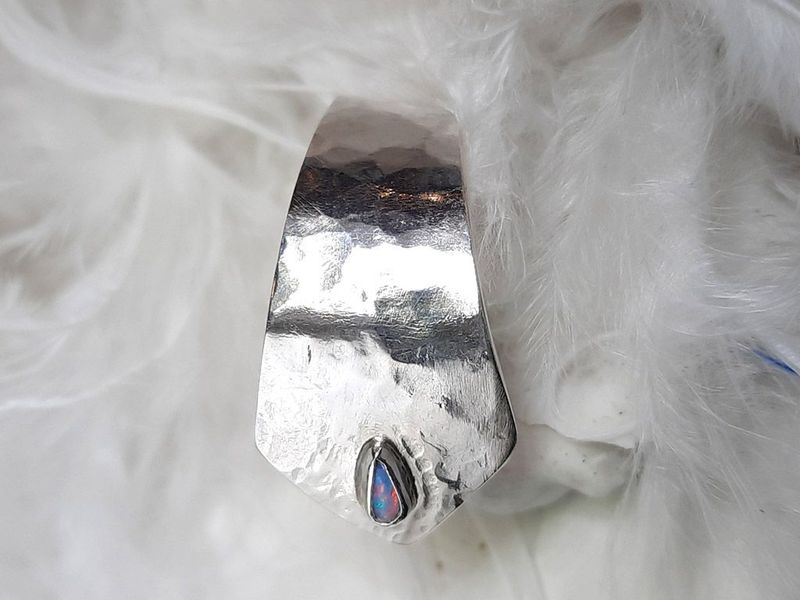 Ring aus Silberbesteck