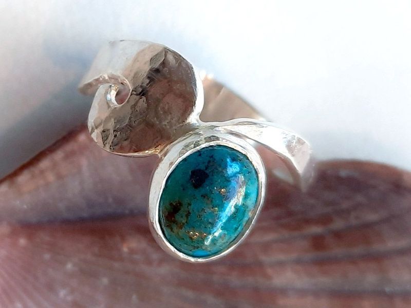 ♒️ Sternzeichenring Wassermann mit Türkis ♒️ Sternzeichenring Wassermann mit Türkis