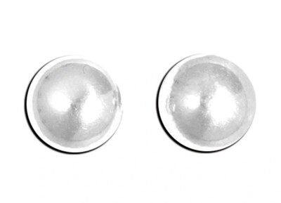 Ball Stud Earrings -6mm