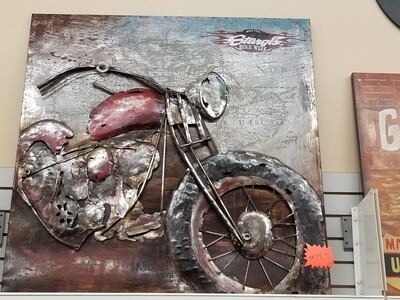 Motorcycle Metal Art