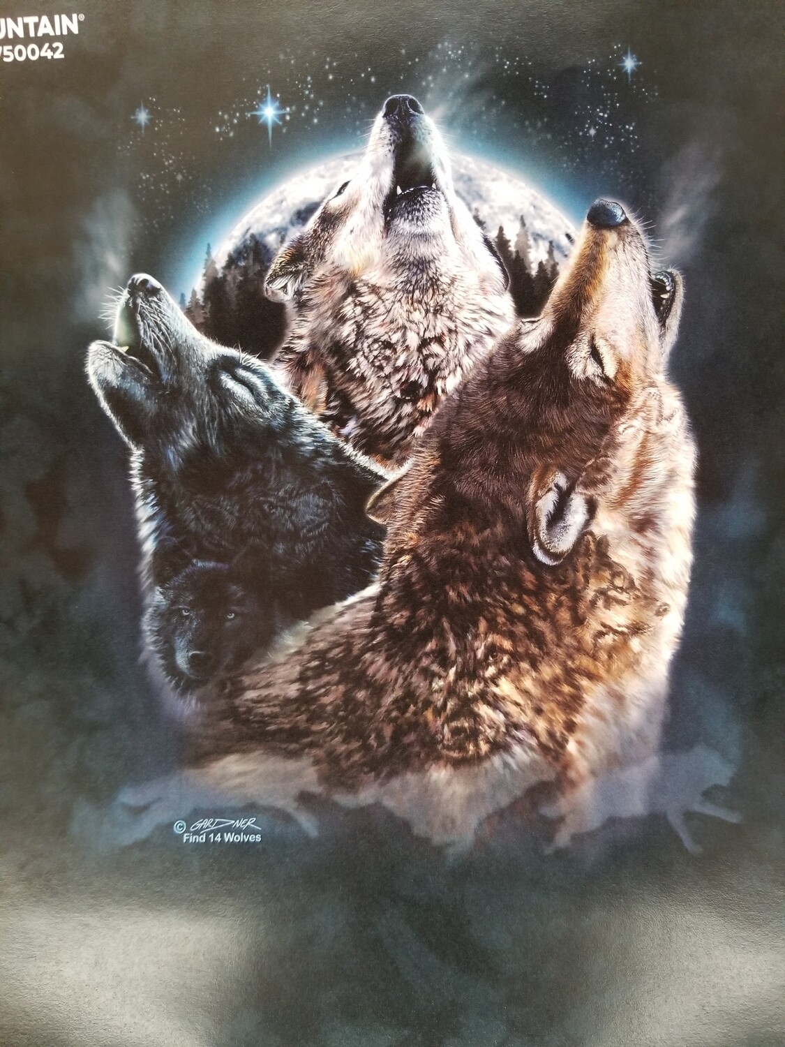 T-Shirt 3 Wolves Howling