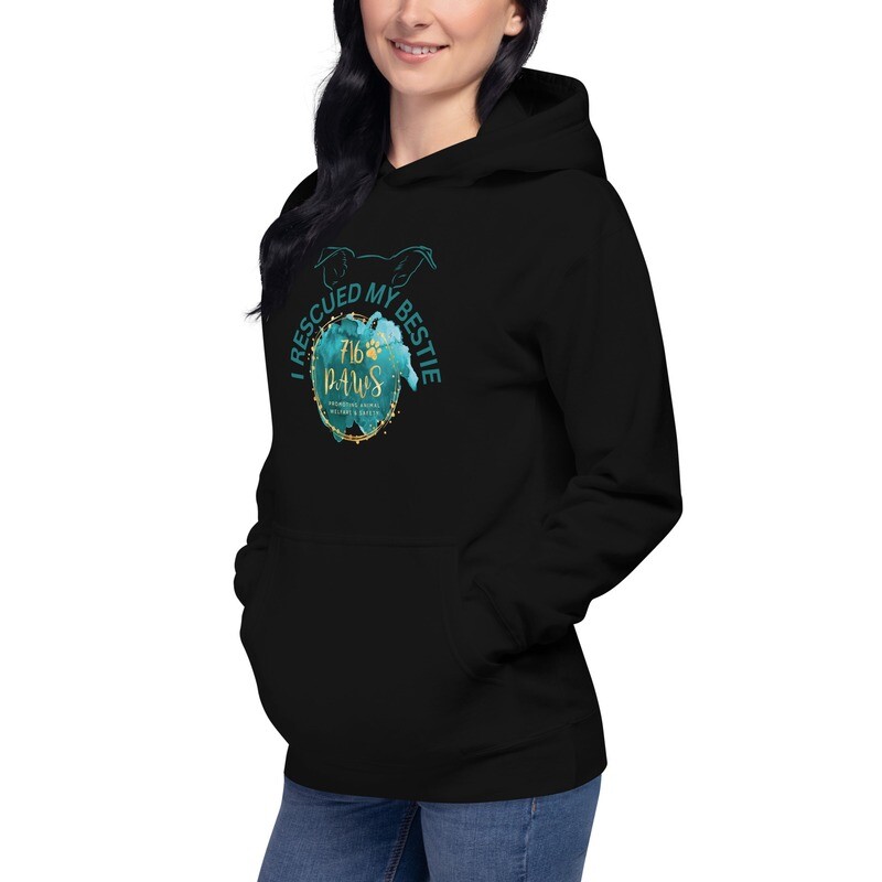 "I Rescued My Bestie" Unisex Hoodie