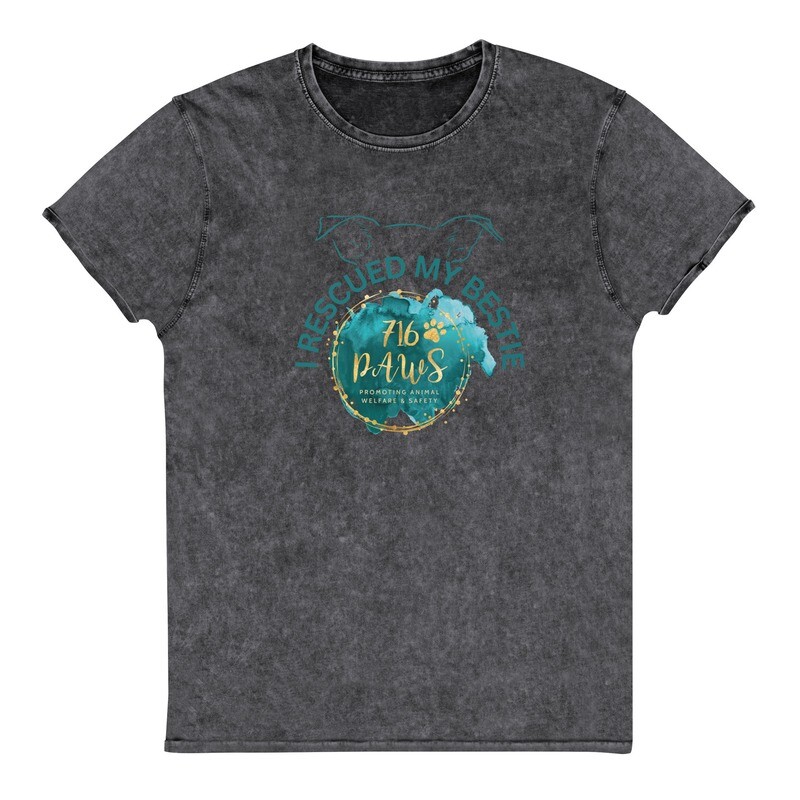 &quot;I Rescued My Bestie&quot; Denim T-Shirt