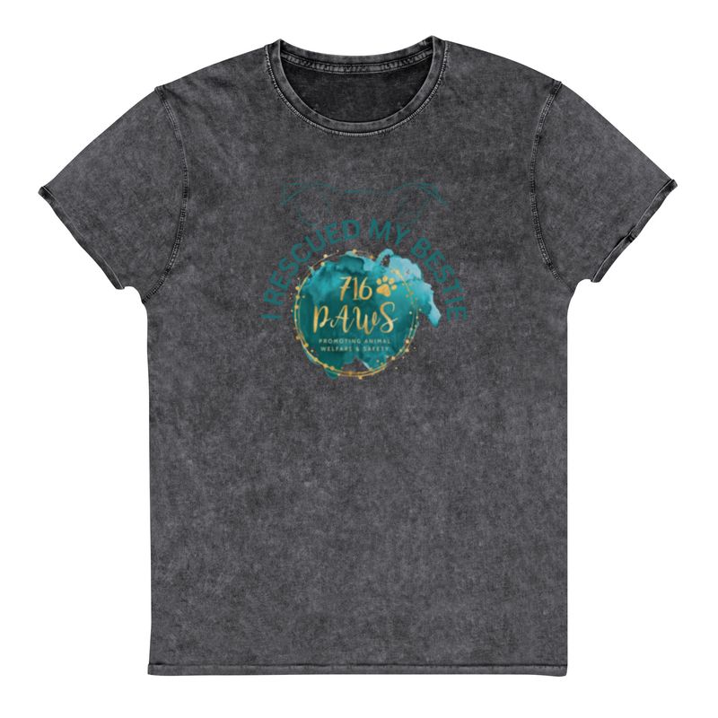 "I Rescued My Bestie" Denim T-Shirt