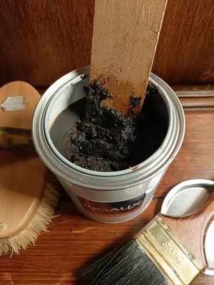 Cire brune en pot de 1L