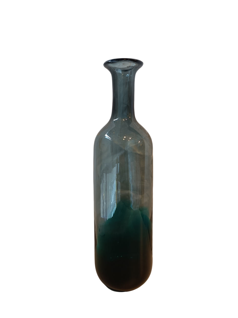 Vase bouteille en verre