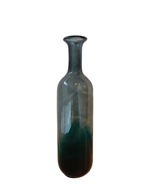 Vase bouteille en verre
