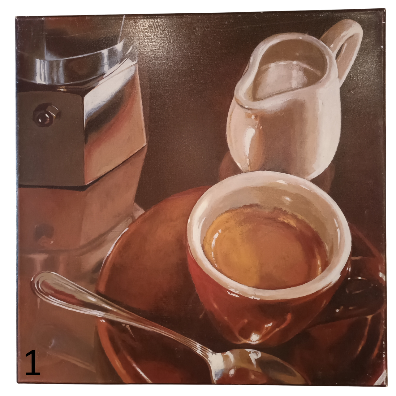 Peinture sur toile Tasse de Cappuccino