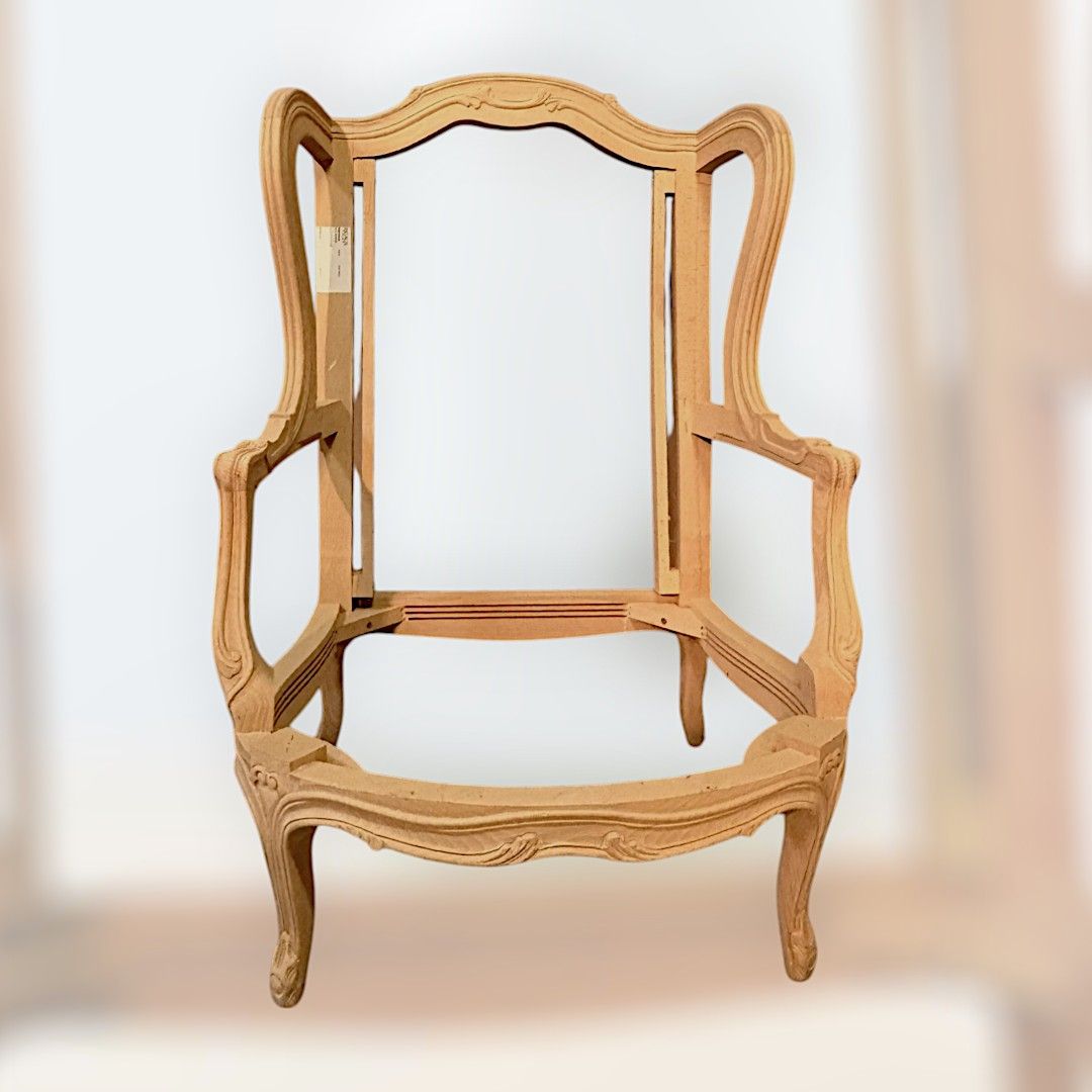 Boiserie: Bergère régence feuillage