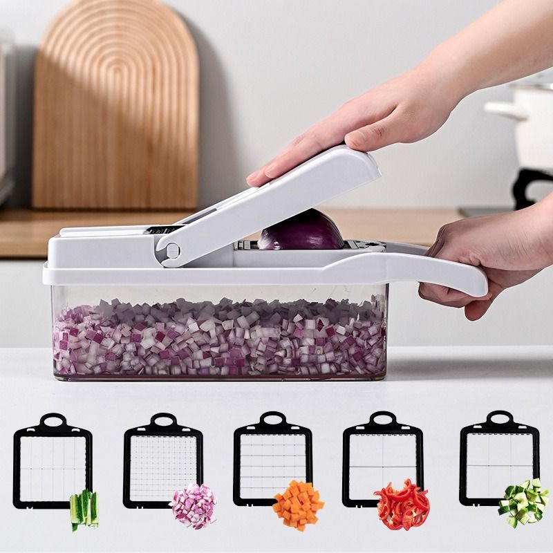 Multi-function Vegetable Cutter Dicing Artifact Onion Cutter Fruit Kitchen Vegetable Cutter Household Grater