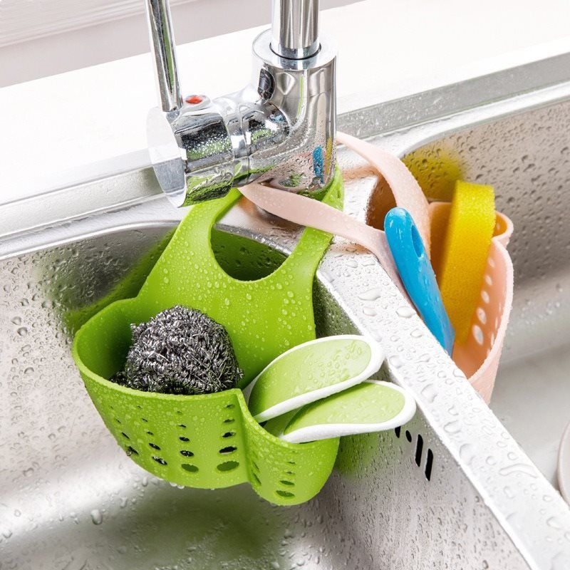 Sink Drain Basket Storage Hanging Basket Kitchen Gadgets