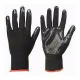 Guantes NITRILO ULTRALIVIANO medio baño tejido nylon