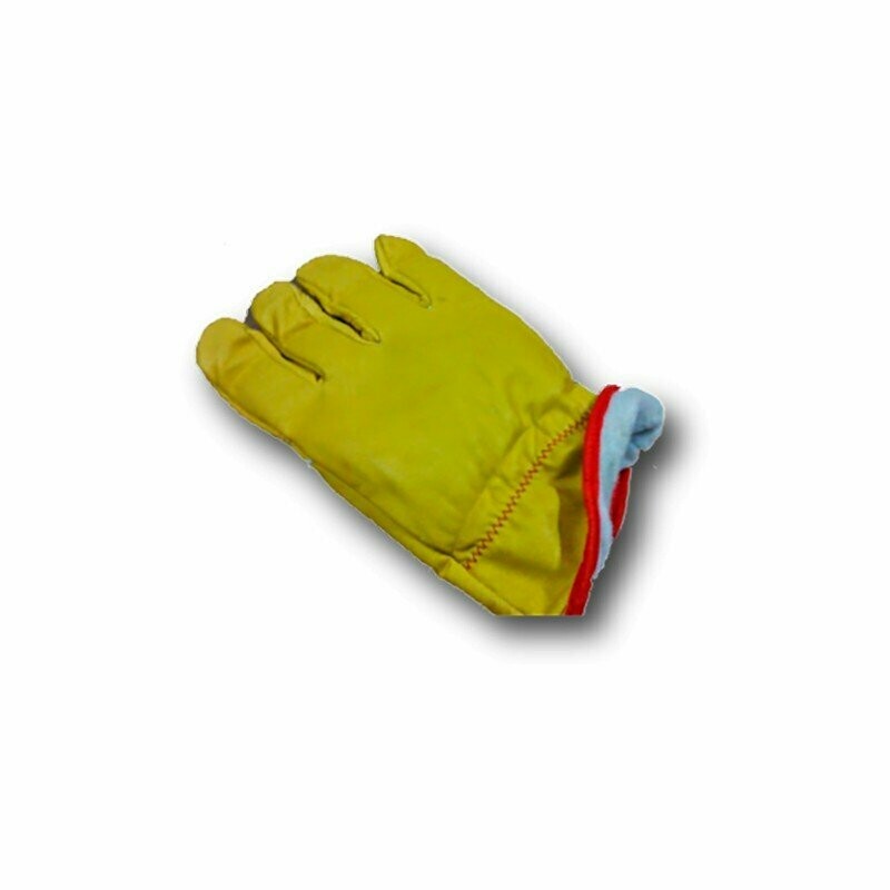 Guantes VAQUETA medio paseo FORRADO