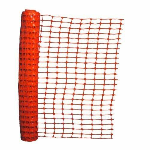 Malla de vallado naranja