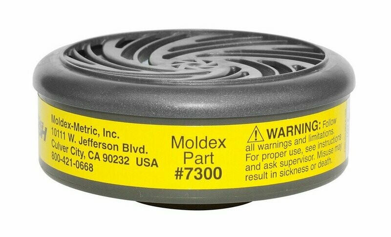 Filtros MOLDEX 7300 vapores orgnicos + gases cidos
