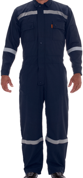 Mameluco IGNIFUGO GEOTEX UNISAFE con reflercivos Certificacion NFPA 2112 y NFPA 70E