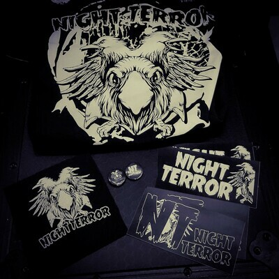 Terror Pack - Shirt, stickers, buttons, patch