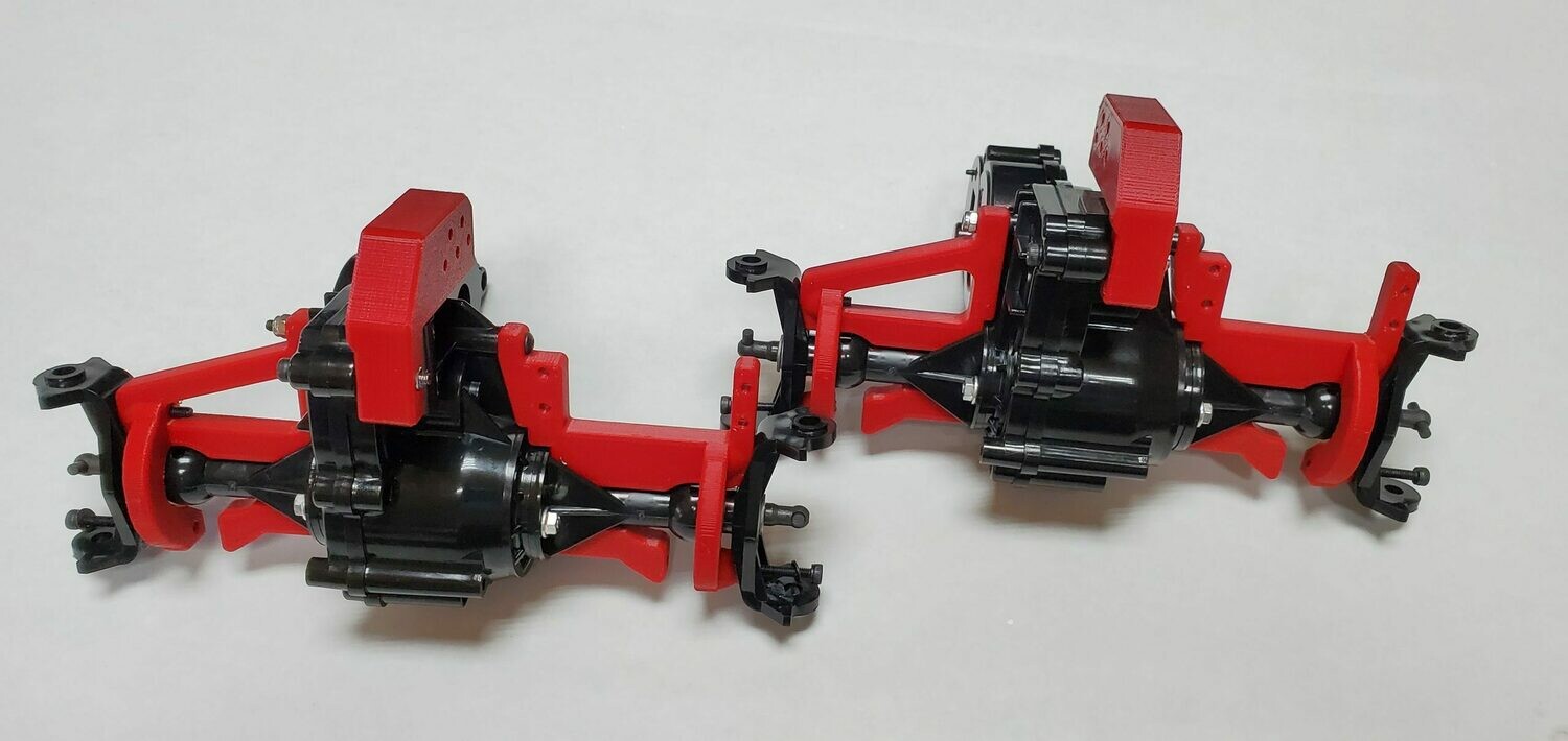 Clodbuster Axle support and servo mount Kit for both axles.