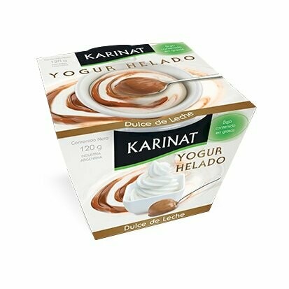 YOGUR HELADO DULCE DE LECHE X 120 G.