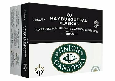 HAMBURGUESA X 83 G. X 60 U.