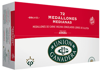 MEDALLÓN DE CARNE X 69 G. X 72 U.
