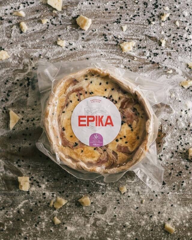TARTA DE JAMÓN Y QUESO EPIKA