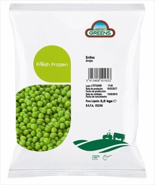 ARVEJA GREENS X 2,5 KG.