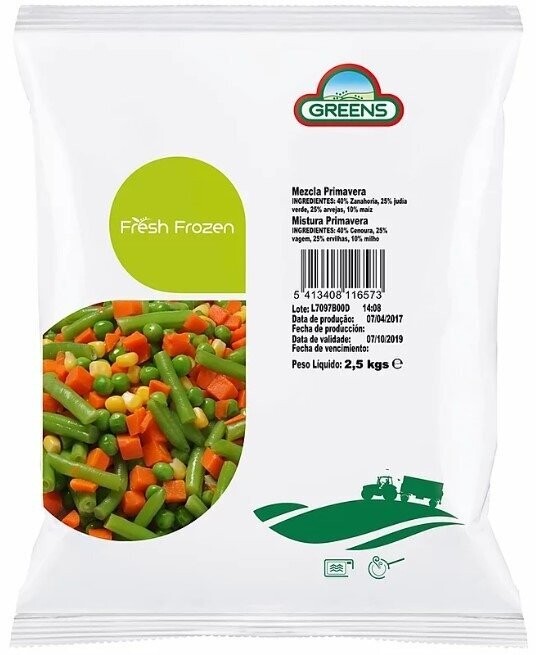 MIX PRIMAVERA GREENS X 1KG