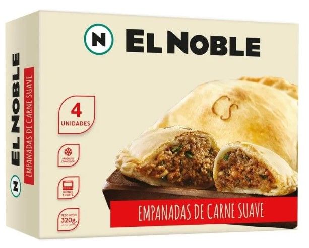 EMPANADAS DE CARNE X 4 U. EL NOBLE
