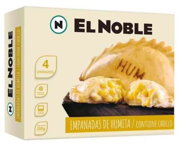 EMPANADAS DE HUMITA X 4 U. EL NOBLE