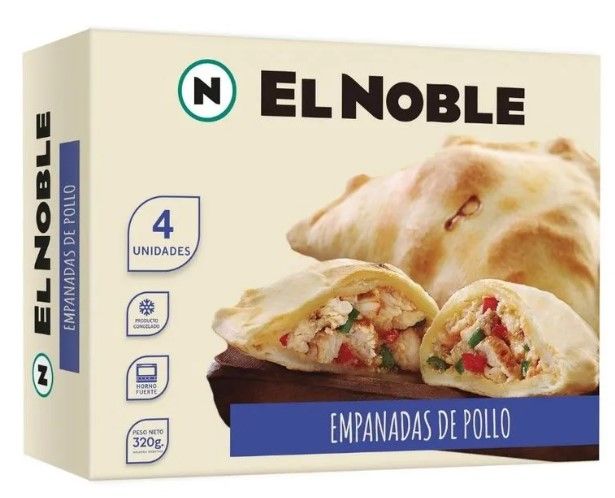 EMPANADAS DE POLLO X 4 U. EL NOBLE
