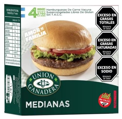 HAMBURGUESAS 4 u x 69g
