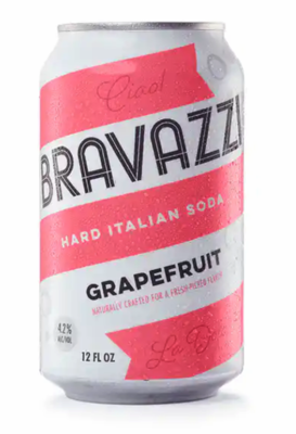 Bravazzi Italian Soda Grapefruit 355ml