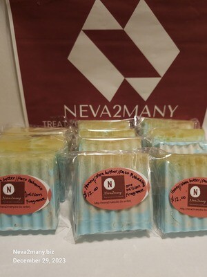 Honey/Shea butter soap/One Million fragrance