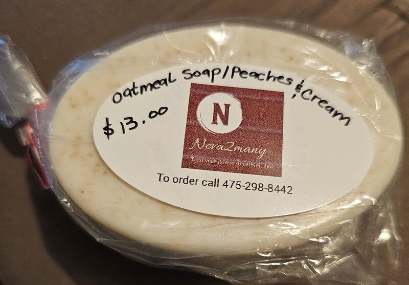 Oatmeal Soap/peaches and cream fragrance