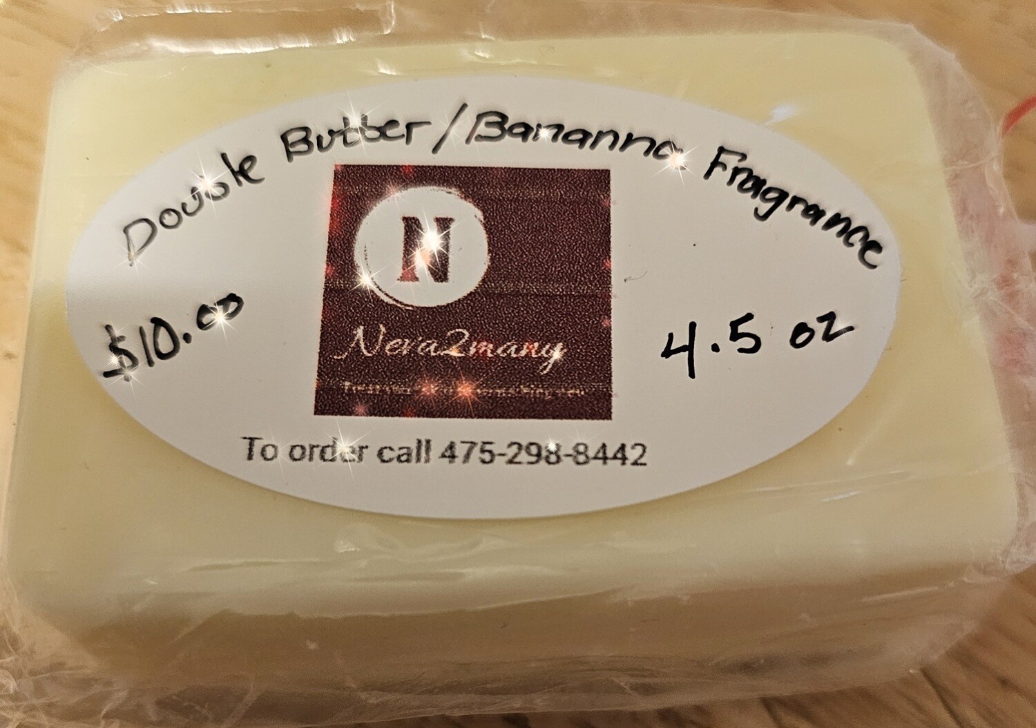 Double Butter soap/Banana Fragrance