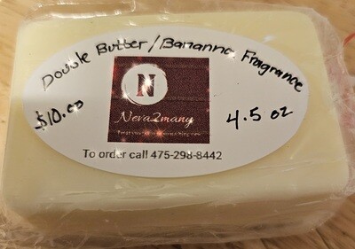 Double Butter soap/Banana Fragrance