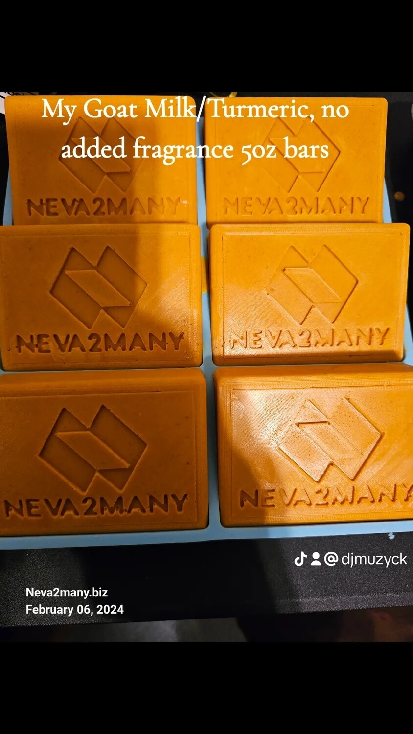 Our Goat milk soap w/ Turmeric