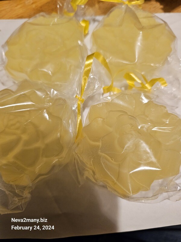 Clear rose bars/ Jasmine fragrance