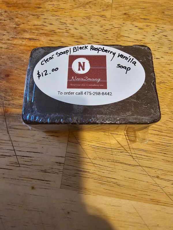 Clear soap/Black Raspberry Vanilla fragrance