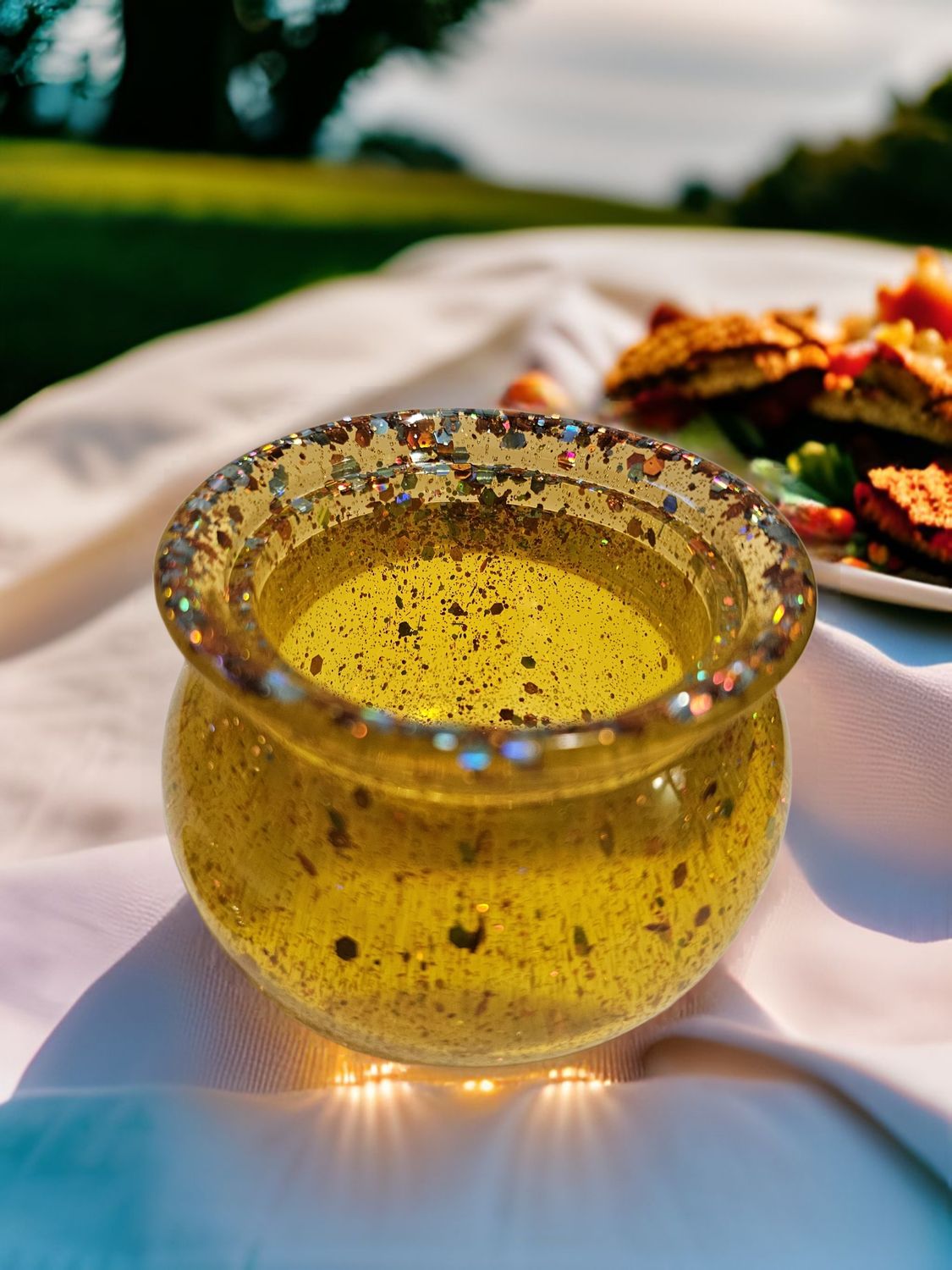 Glitter &amp; Glamour Resin Jar