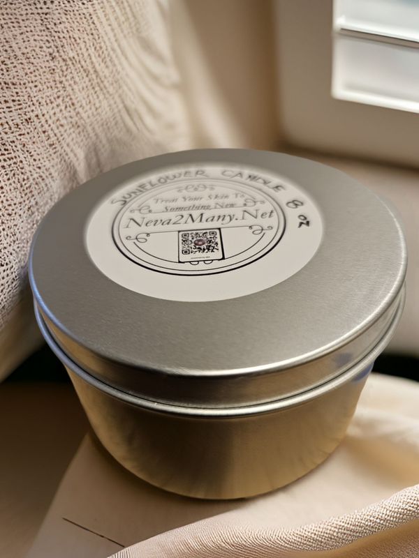 Sunflower fragrance 8 oz soy  candle
