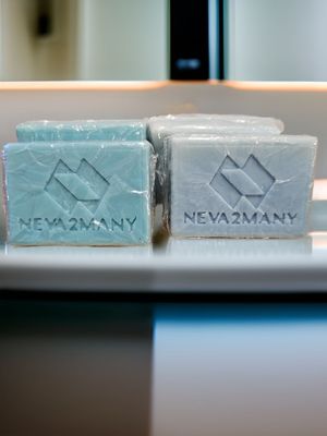 Triple butter/Ombre Leather Men  Soap -D1-