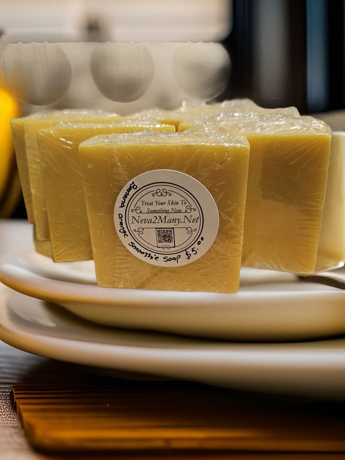 Banana Orange smoothie Soap -D11-
