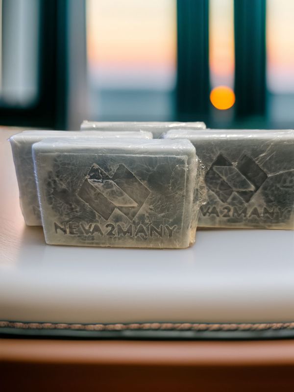 Cocoa Butter/Clear soap, Leather fragrance 5 oz -D2-