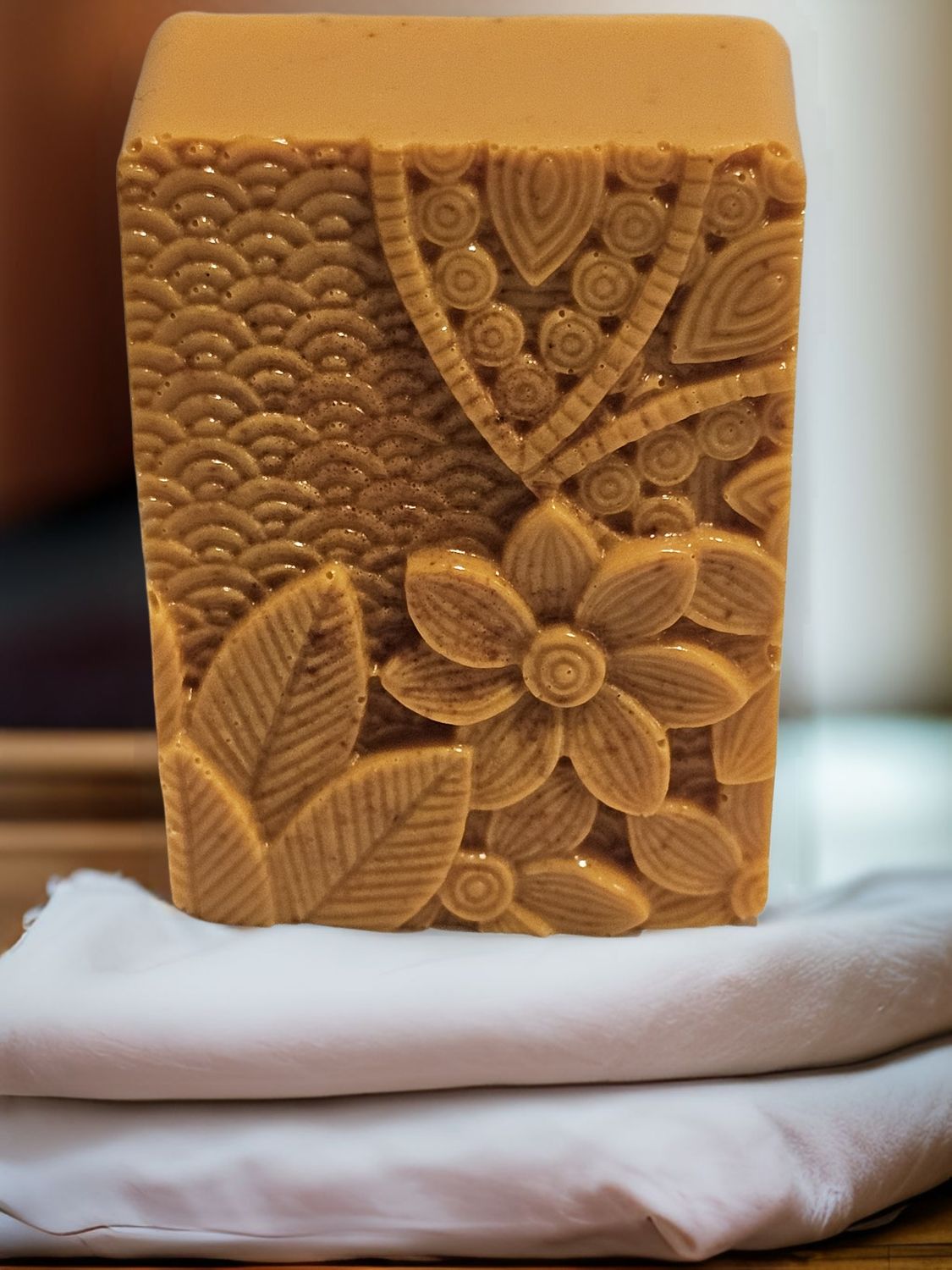 Shea butter Turmeric soap. Fragrance free