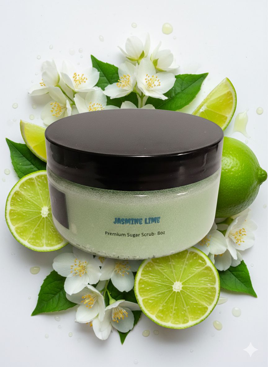 Premium Sugar scrub-Jasmine Lime