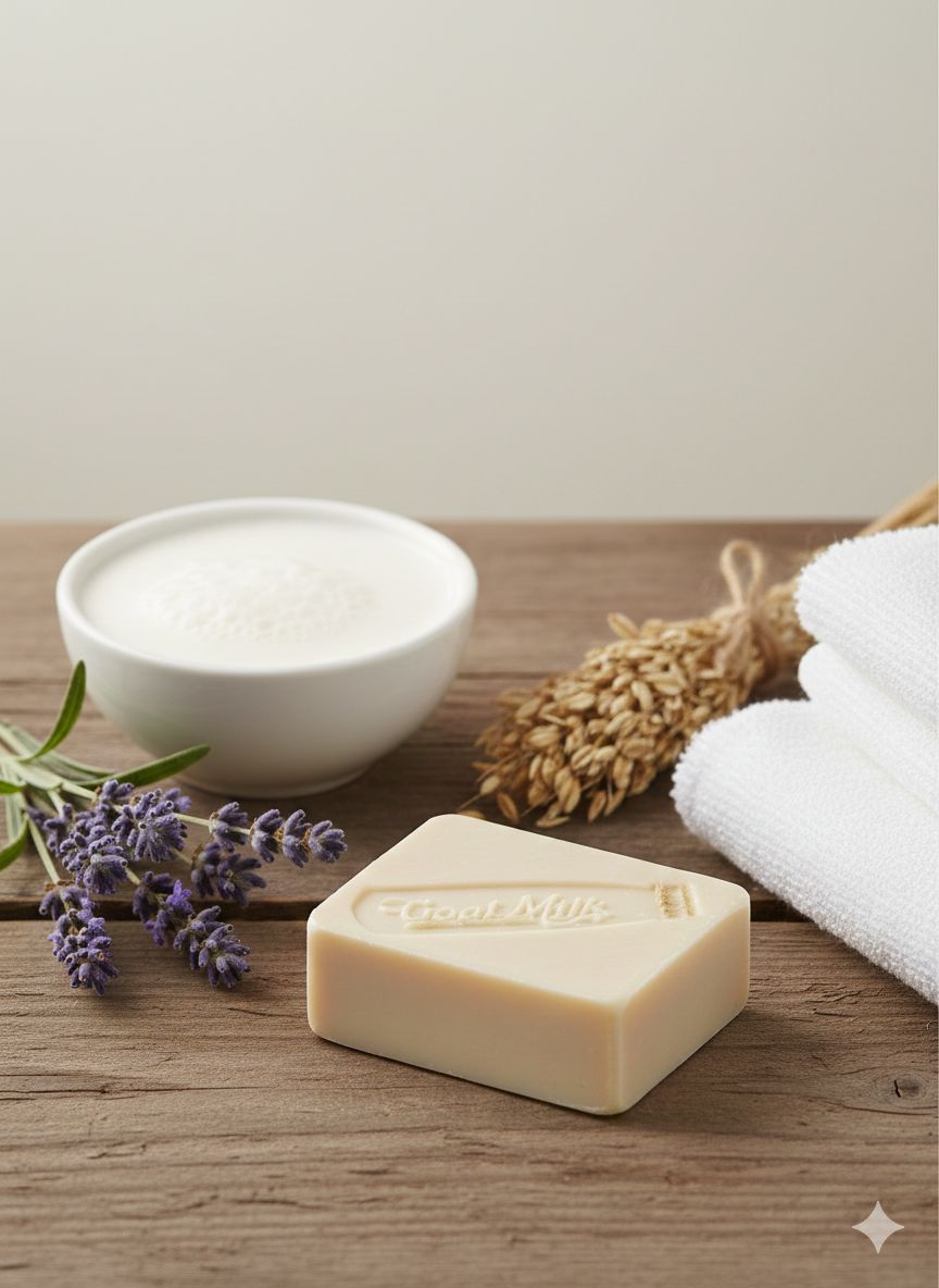 Goat milk soap plain