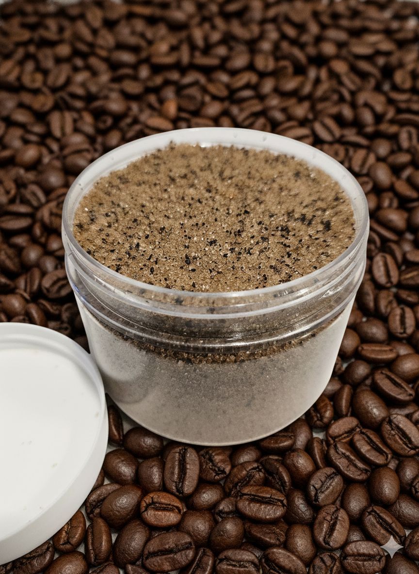 Exfoliating anti-cellulite coffee scrub